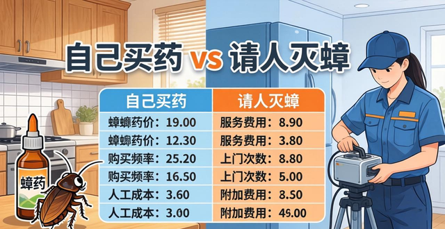 灭蟑螂多少钱一次_灭蟑螂服务价格_灭蟑螂费用
